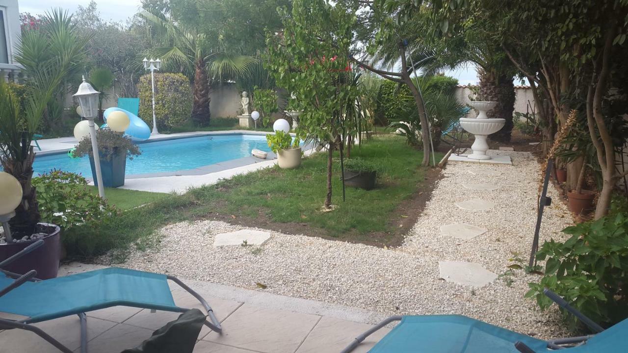 Suite-Junior -Villa Helene - Montpellier Sud - Aeroport- Piscine Privee-2Mn Des Plages Pérols Dış mekan fotoğraf