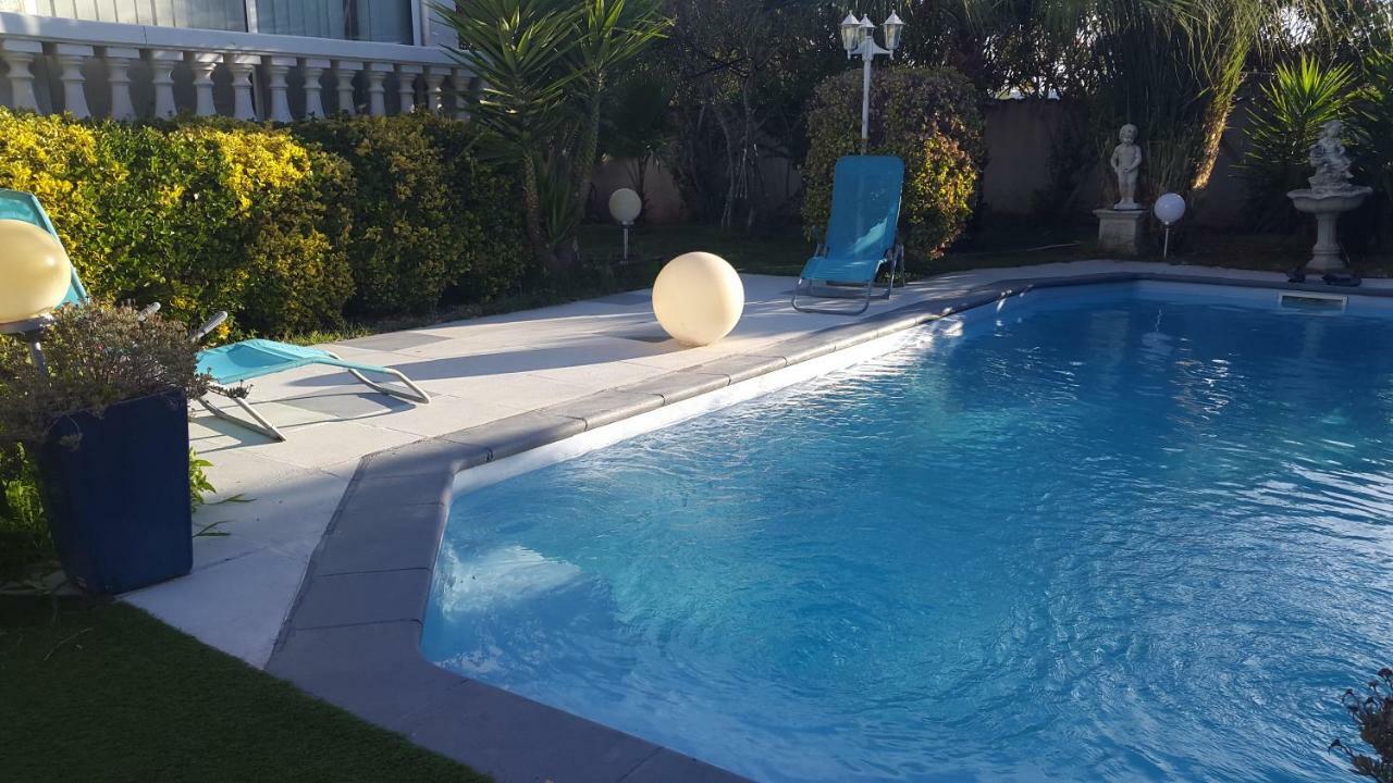 Suite-Junior -Villa Helene - Montpellier Sud - Aeroport- Piscine Privee-2Mn Des Plages Pérols Dış mekan fotoğraf